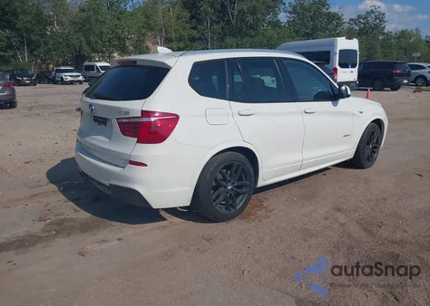 2016 BMW X3 xDrive35I z USA, uszkodzony, nr VIN 5UXWX7C55G0K36948